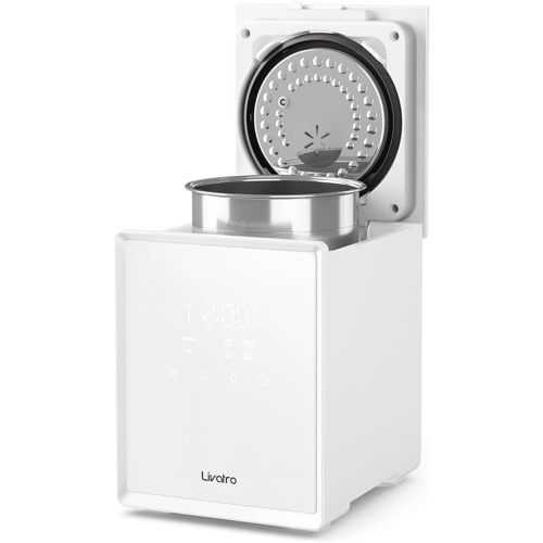 Stainless Steel Humidifier, 3L Warm Mist Humidifier, Easy Clean with Warm Steam Humidifier, Healthy Air Mist Humidifiers for Bedroom Living Room, with Sleep Mode and Auto-off Setting