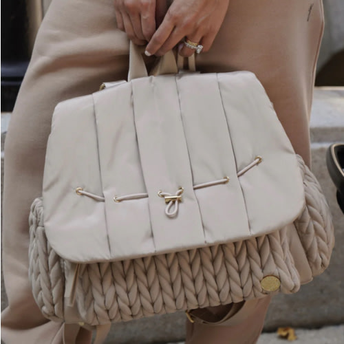 Levy Diaper Bag Backpack - Beige