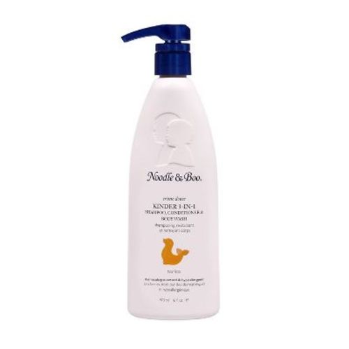 Noodle & Boo Kinder 3-in-1 Shampoo, Conditioner & Body Wash for Sensitive Scalp & Skin, Crème Douce - 16 fl oz