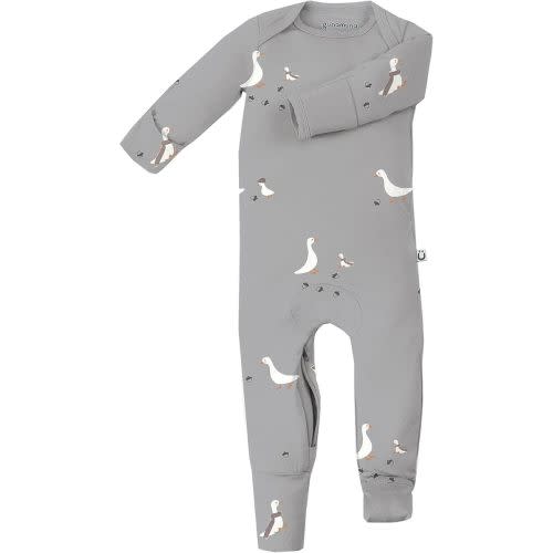 GUNAMUNA Unisex Baby, Toddler Ultra-Soft Convertible Pajama, Footie Romper Sleeper with Diaper Zipper for Easy Changing