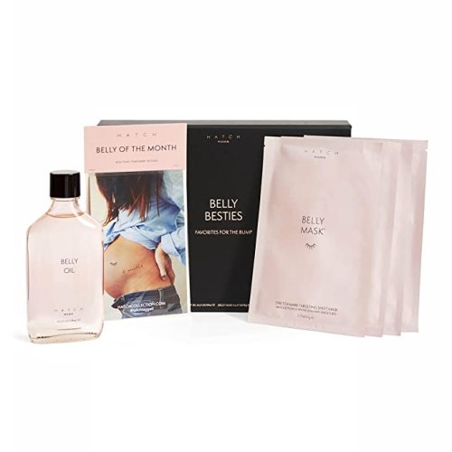 Amazon.com: HATCH Clean Beauty, Belly Oil 6.7oz, 4 Stretch Mark Minimizing Belly Masks®, & Non-Toxic Belly Tattoos | Belly Bestie : Clothing, Shoes & Jewelry