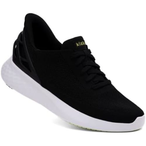 Kizik Shoes: Athens Comfortable Breathable Knit Slip On Sneakers, Convenient Hands Free Shoes | Walking Shoes for Men, Women and Elderly | Stylish, Orthopedic Shoes for Everyday and Travel