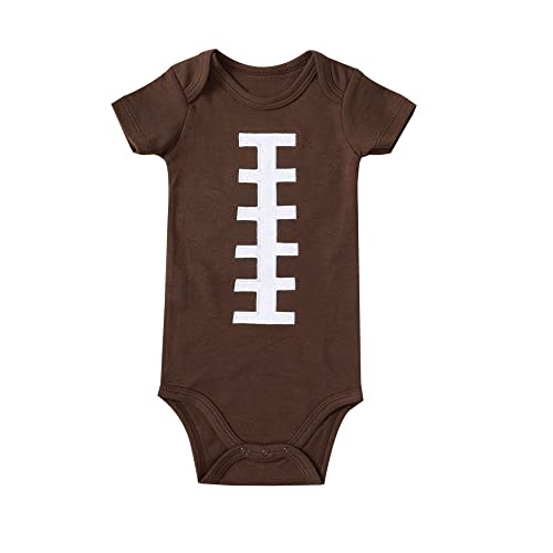 Chichoo Infant Baby Football Baseball Soccer Sport Jersey Outfit Costume Bodysuit Interlock 195 Gsm 0-24 Months