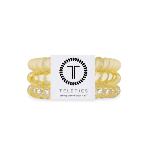 Almond Beige Medium Flat Square Hair Clip in Beige | TELETIES