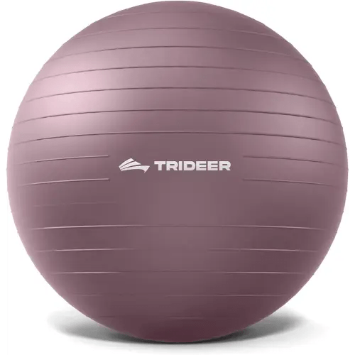 Trideer Exercise Ball, Stability Yoga Ball for Physical Therapy, Active Sitting, Pregnancy & Birth Labor Prep, Core Strength, Balance Training, Posture Improvement and Daily Stretching, 55/65/75cm