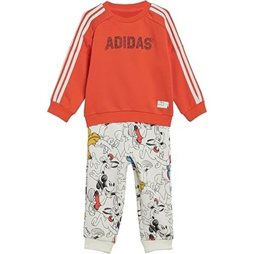 adidas Unisex Baby Disney Mickey Mouse Crewneck and Jogger Set
