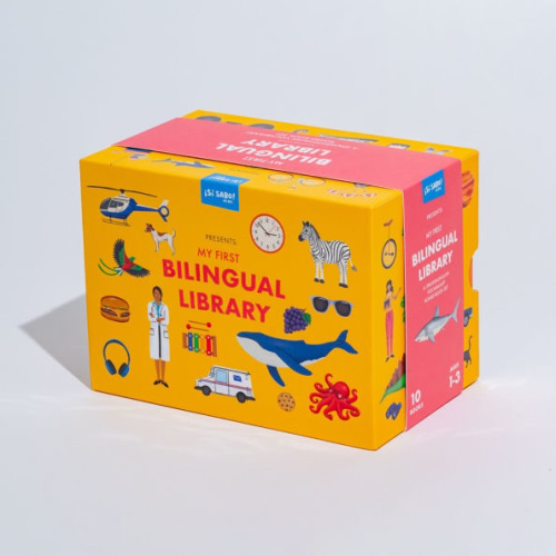 My First Bilingual Library: A Spanish-English Vocabulary Board Book Set of Colors, Numbers, Animals, ABCs, a nd More by Mike Alfaro, Gerardo Guill n, Other Format | Barnes & Noble®