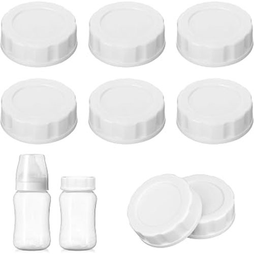 6pcs Baby Bottle Caps for Pigeon & Evenflo Wide Neck Bottles