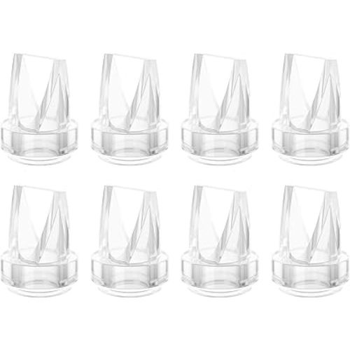 8PCS Duckbill Values Compatible with eufy E10 S1 S1 Pro MomMed S21,S32 Breast Pump Replacement Pump Parts Accessories