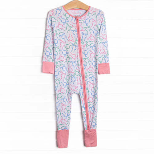 Tied Together Bamboo Zippy Pajama, Pink – Stitchy Fish