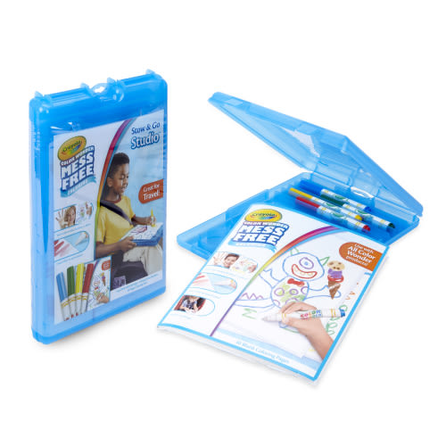 Crayola Mess Free Color Wonder, Stow & Go Coloring Studio, Creative Activities for Kids, Art Supplies, Gifts for Toddlers, Ages 3+