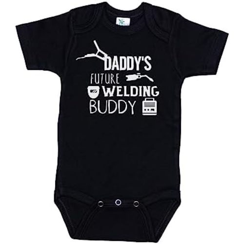 Ebenezer Fire Daddy's Future Welding Buddy/Baby Announcement/Cute Infant Outfit