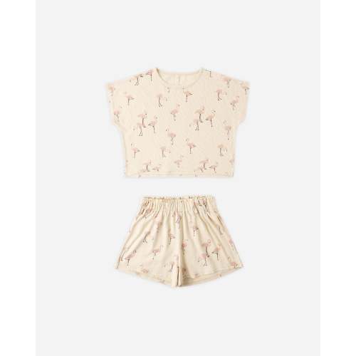 Raegan Set Flamingo