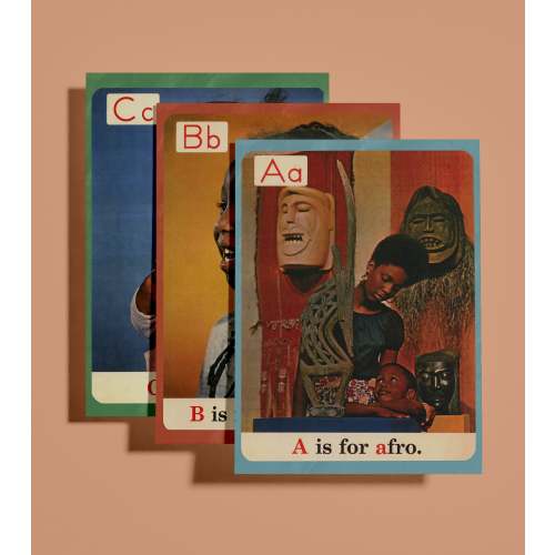 Young, Vintage & Black Flashcard -- Full Set of 26