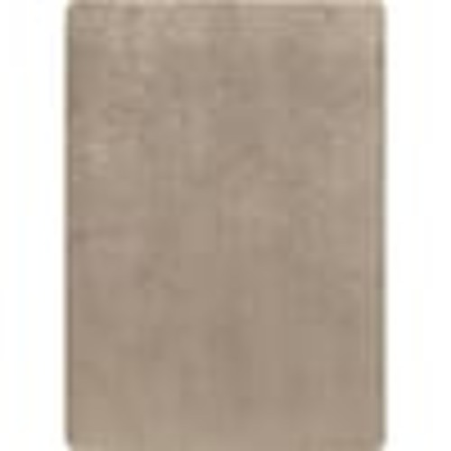 Beverly Rug 6 ft. x 9 ft. Beige Silky Solid Plus Thick Pile Non Slip Easy Clean Non Shedding Modern Indoor Area Rug HD-SHAG-BEI-6X9