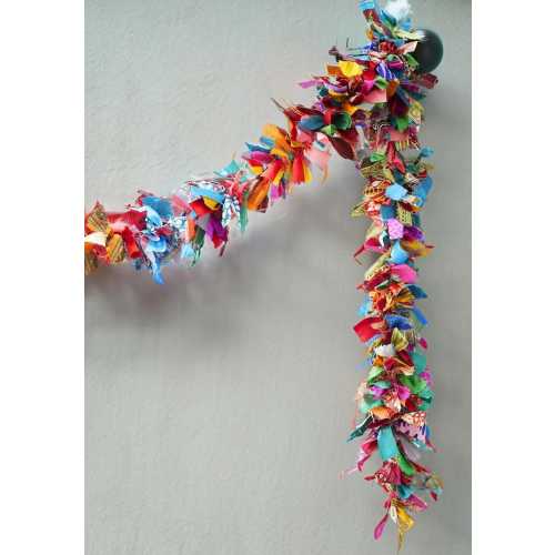 Recycled Sari Fabric Tinsel/Garland - Assorted Colors