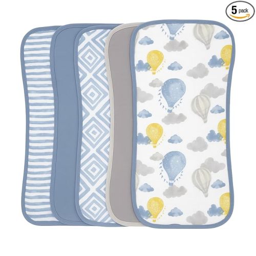 Burp Cloths - Blue