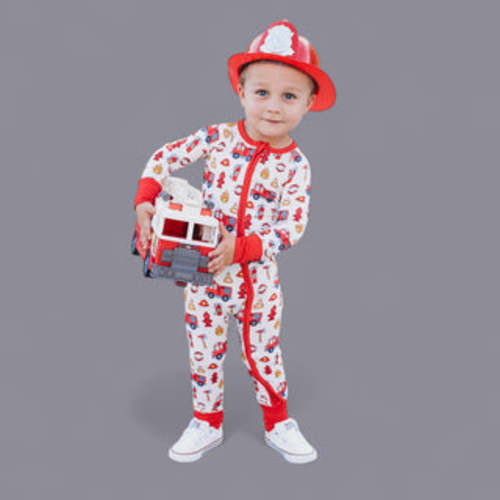 FIREHOUSE HEROES DREAM ROMPER – DREAM BIG LITTLE CO