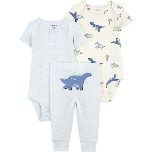 Baby Carter's 3-Piece Dinosaur Bodysuits and Pants Little Outfit Set