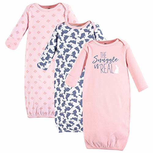 Yoga Sprout Cotton Gowns, 3 Pack