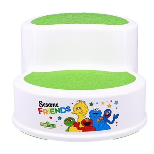 Sesame Street 2-Tier Step Stool