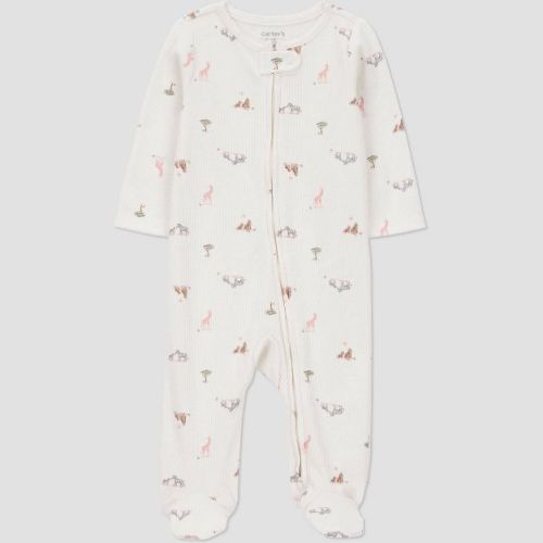 Carter's Just One You® Baby Safari Animals Sleep N' Play - Cream
