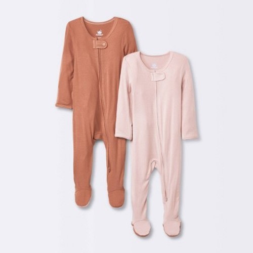 Baby 2pk Premium Modal Sleep N' Play - Cloud Island™ Orange