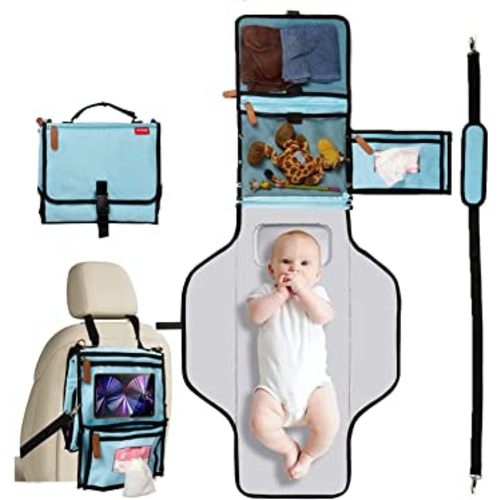 Portable Diaper chaging pad - Portable Changing pad for Baby - Waterproof Travel Changing pad - Baby Changing Pad by KITZEE