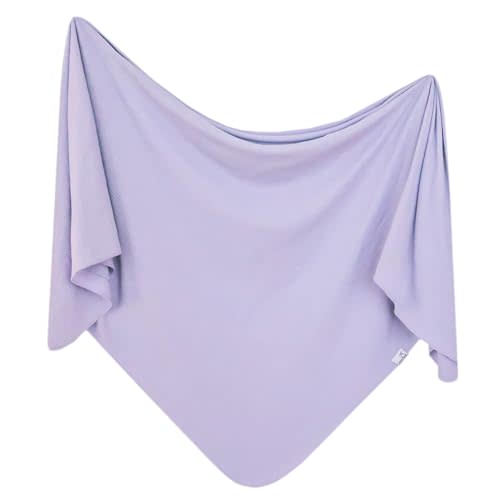 Copper Pearl Baby Swaddle Blanket - Premium Knit Baby Blanket, Large Soft Stretchy Receiving Blankets for Baby Boy and Girl, Swaddles for Newborn, Infant, and Toddler (Periwinkle)