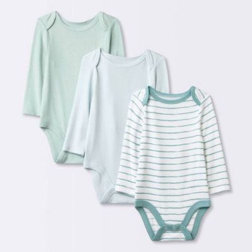 Baby Boys' 3pk Modal Bodysuit - Cloud Island™ Blue