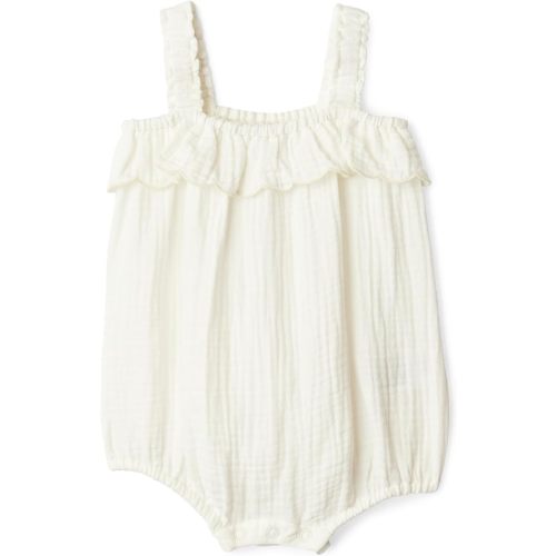 Amazon Essentials x Sofia Grainge Baby Girls' Cotton Gauze Sleeveless Romper
