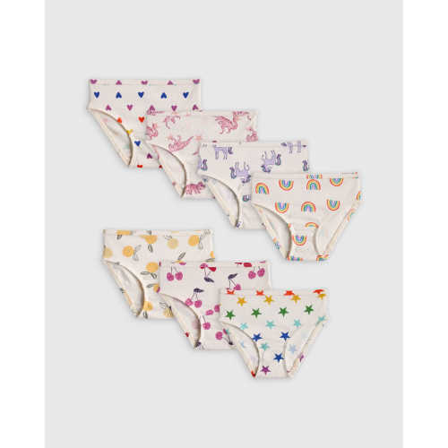 100% Organic Cotton Bikini 7-Pack