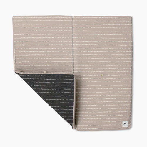 Toki Mats Standard Padded Play Mat - Light Grey, Organic Insert