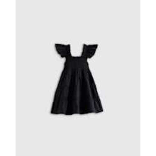 100% Organic Cotton Poplin Smocked Dress