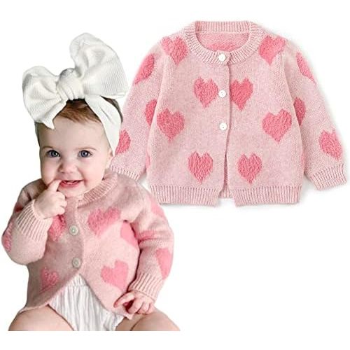 Simplee kids Baby Sweater Animal Leopard Printed Baby Cardigan for Autumn Fall…