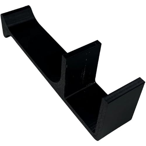 Simple Door Prop for Cats & Other Pets | Keep Cats, Dogs, or Other Pets from Shutting Door on Themselves | Easy No Screw Installation | Made in USA (Black)