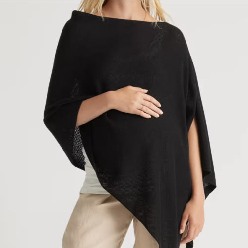 Lightweight Cotton Cashmere Nursing Shawl
