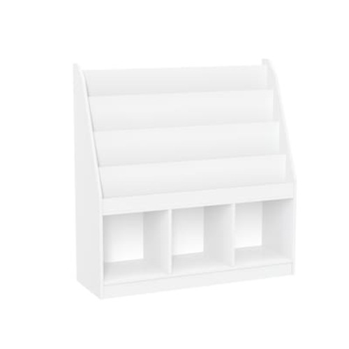 RiverRidge White 3-Compartment Kids Bookcase (35-in W x 36-in H x 11.81-in D) 02-251 at Lowes.com