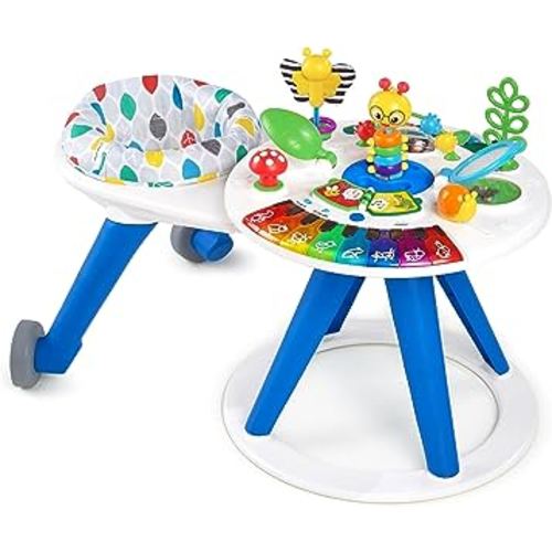 Baby Einstein Around We Grow 4-in-1 Walker, Discovery Activity Center and Table, Age 6 Months and up