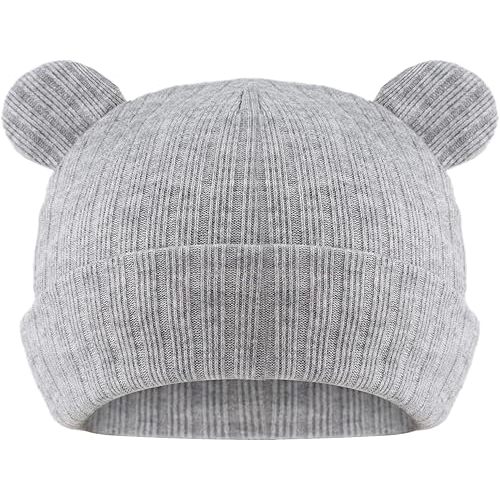Zsedrut Newborn Baby Hat Bear Infant Cute Baby Beanie Toddler Boys Girls Knitted Hats for New Born