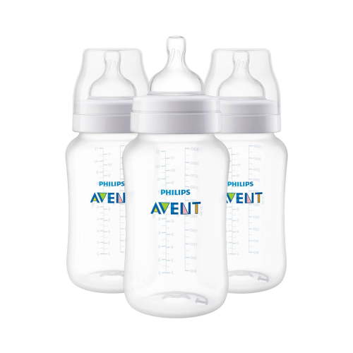 Anti-Colic Baby Bottle - Clear - 11oz/3pk