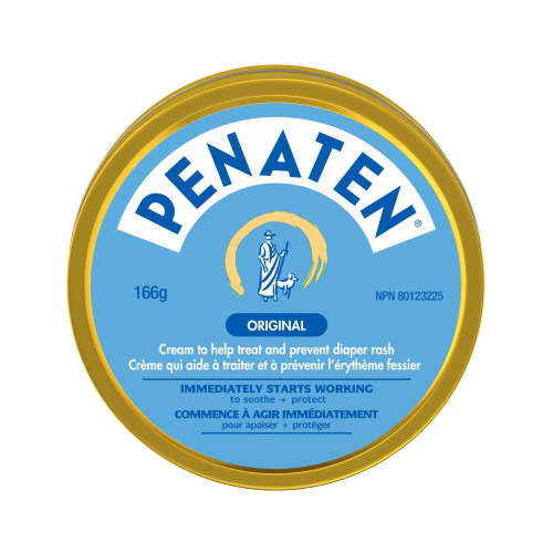 Penaten Original Medicated Diaper Rash Cream, Baby Diaper Rash Cream, Zinc Oxide, 166 grams