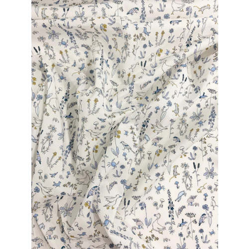 Coco & Wolf Blanket Liberty Fabric THEO BLUE | Over The Moon