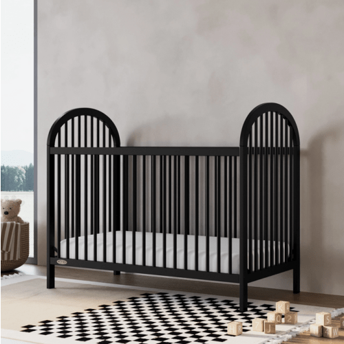 Black 3-in-1 Convertible Crib