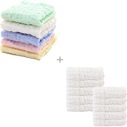 MUKIN Baby Washcloths (15Pack)