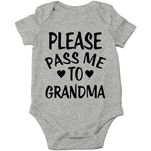 CBTwear Please Pass Me To Grandma Baby Bodysuit Funny Infant Outfit Cute Newborn Clothes Unisex Romper