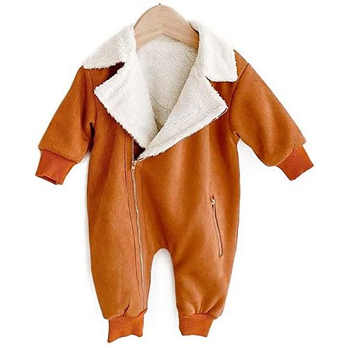 Infant Baby Boys Girls Winter Snowsuit Romper Hoodied Footie Outwear Toddler Jumpsuit Down Coat Jacket + Gloves