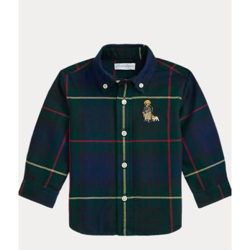 Polo Bear Plaid Oxford Shirt