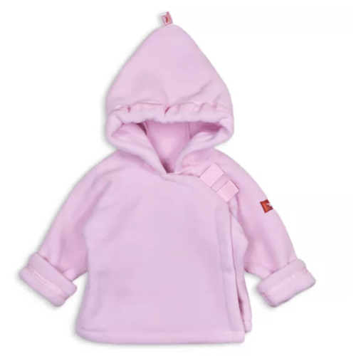 Pink Unisex Hooded Fleece Jacket - Baby, Little Kid