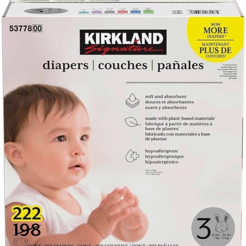 Kirkland Signature Diapers Size 3